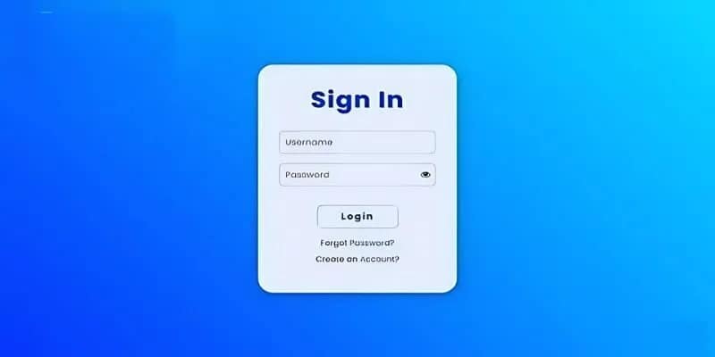 Nhập đúng thông tin tài khoản